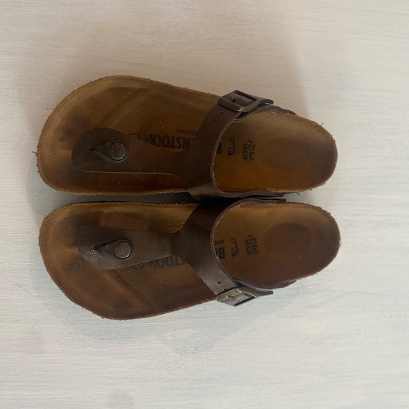 Birkenstock Bronze Metallic Sandal, Size 35 - Picture 2 of 3